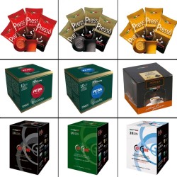 Микс комплект кафе капсули Nespresso система 18 бр. Кафе капсули